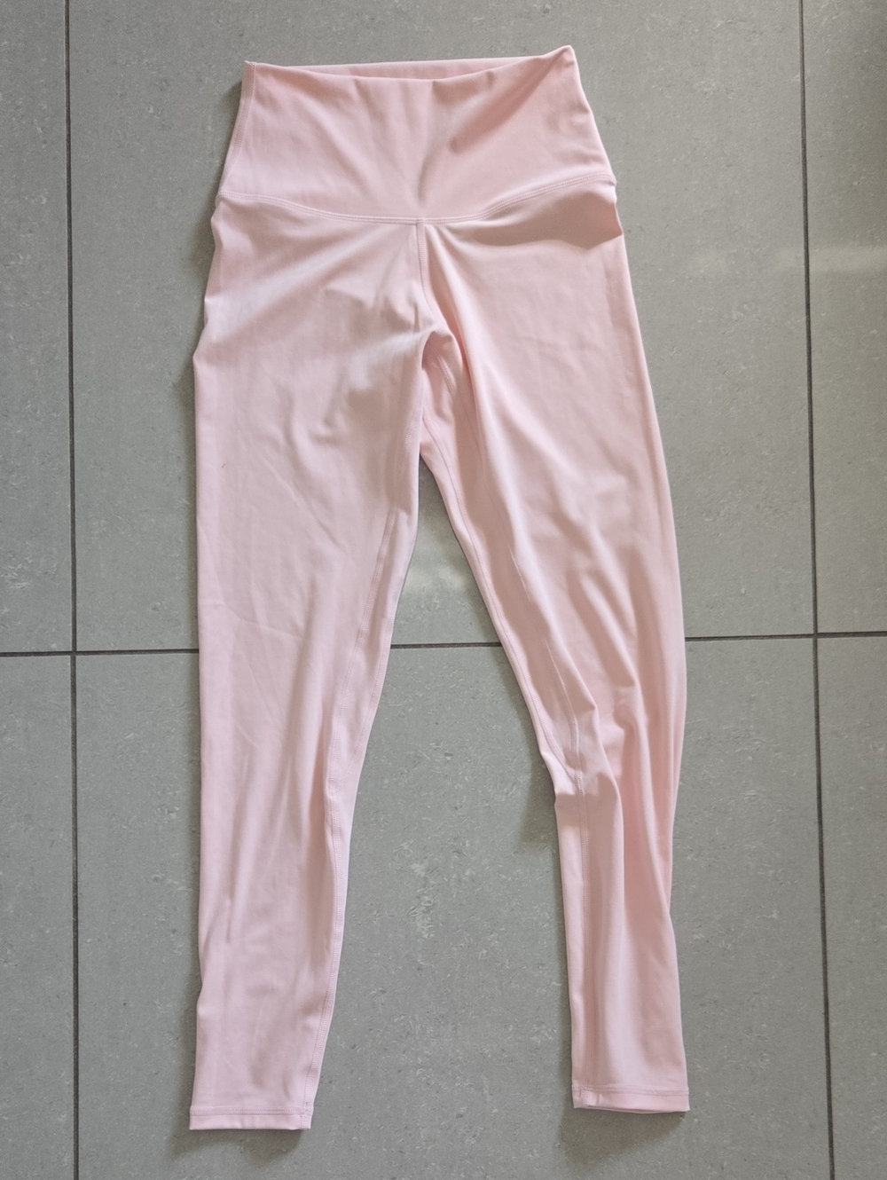 Girls' Light Pink High-Waist Leggings - Soft Stretch Active Bottoms